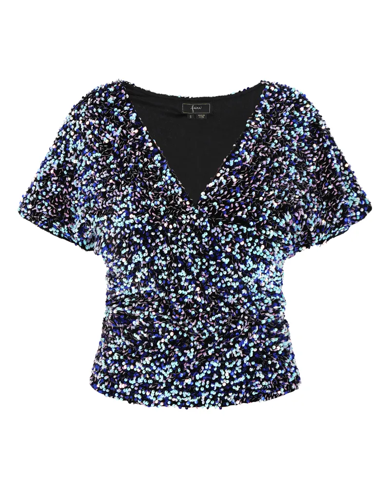 FAINA Bluse Damen Blauminze Blau