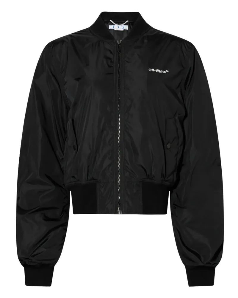 OFF-WHITE Diag Bomberjacke - Schwarz Schwarz