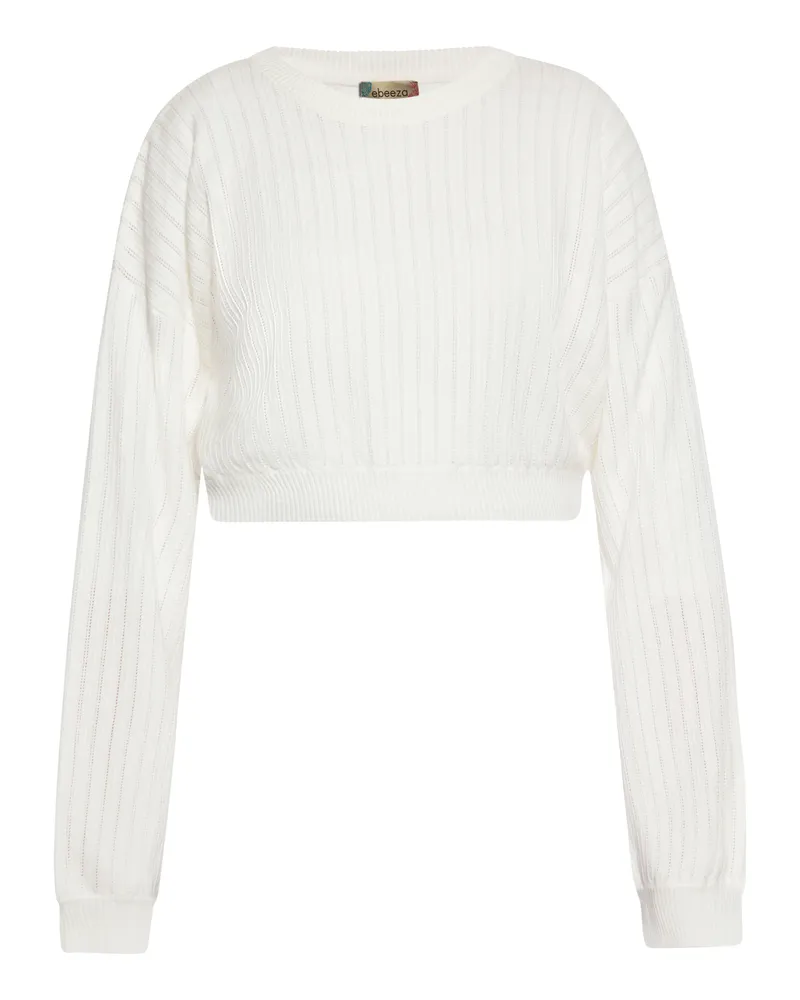 My Mo Pullover Frauen Wollweiß Wollweiß