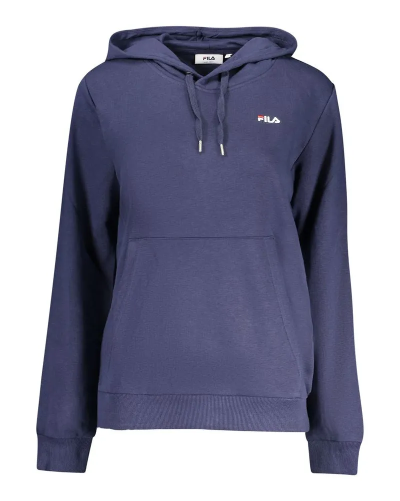Fila Blaue Biobaumwoll Damen Hoodie Blau