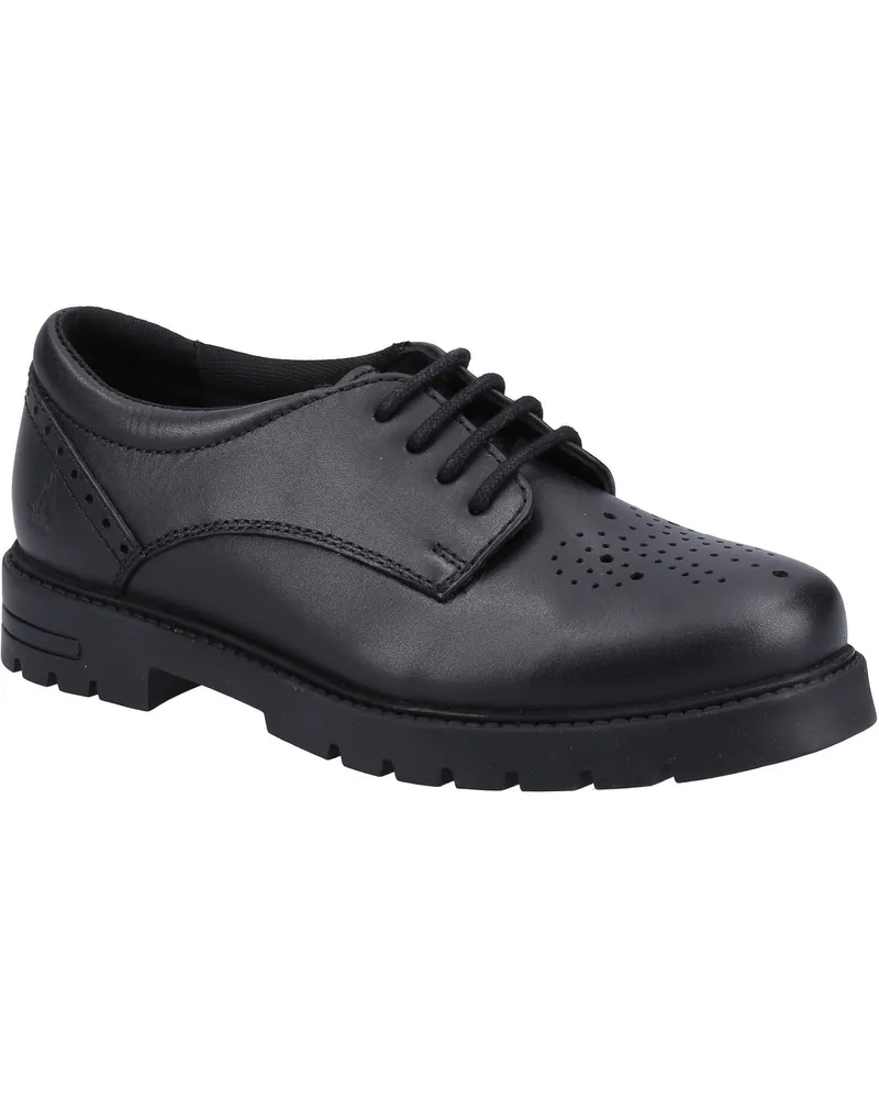 Hush Puppies Jayne Schnürschuhe aus Leder für Mädchen - Schwarz Schwarz