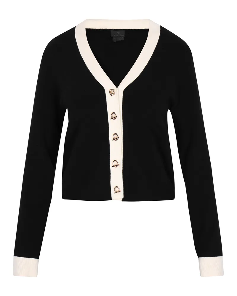 DreiMaster Strickjacke Frauen Schwarz Schwarz
