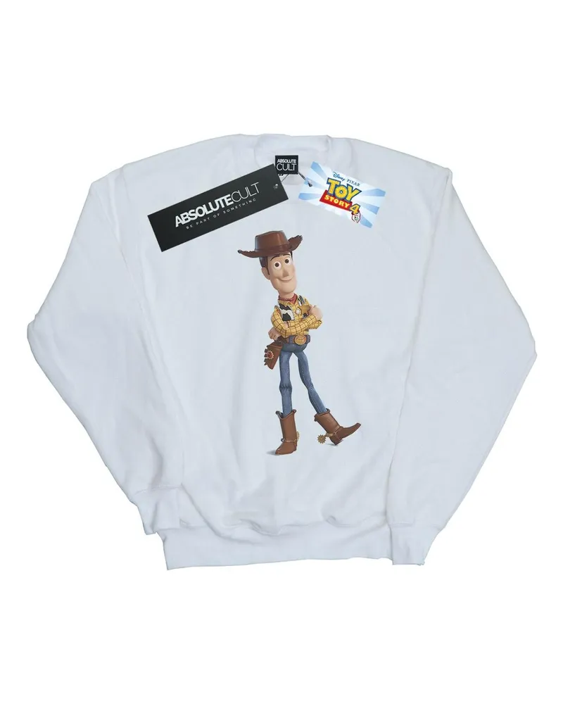 Disney Toy Story 4 Sherrif Woody" Sweatshirt für Herren (Weiß Weiß