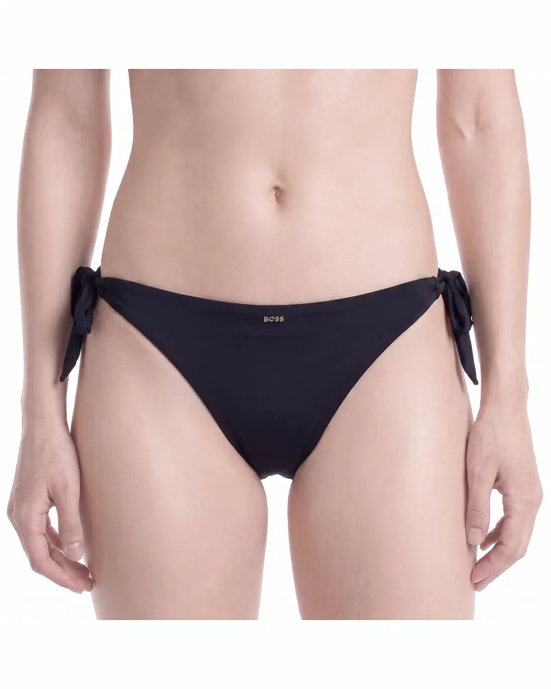 HUGO BOSS Badeunterwäsche für Damen mit seitlichem Bindeband 50561265 Schwarz