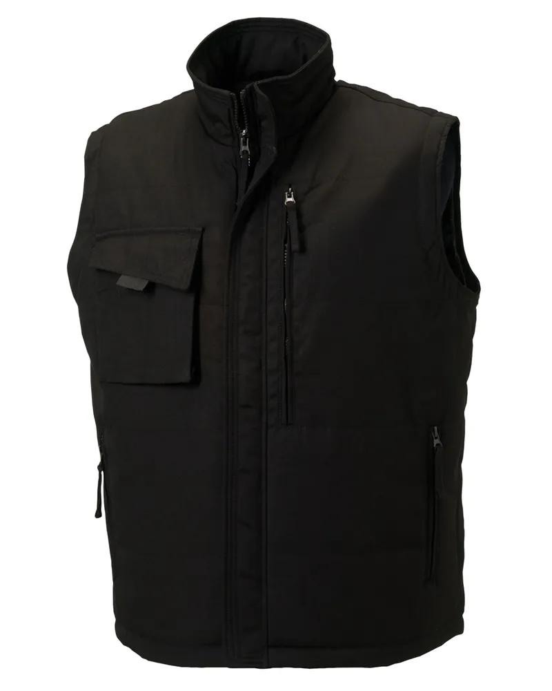 Russell Athletic Russell Herren Gilet Jacke (Schwarz Schwarz