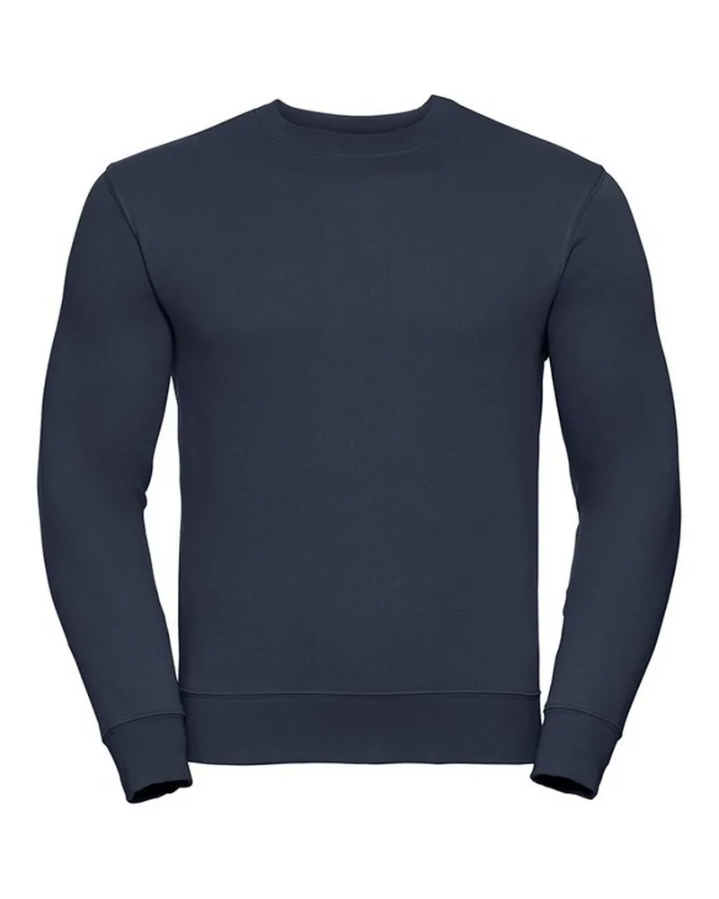 Russell Athletic Russell - Sweatshirt für Herren angesetzte Ärmel (Dunkelblau Marineblau