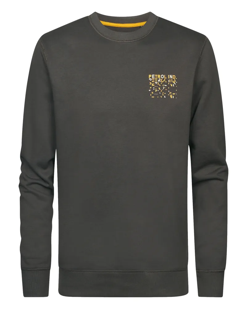 Petrol Industries Pullover Dunkelgrau