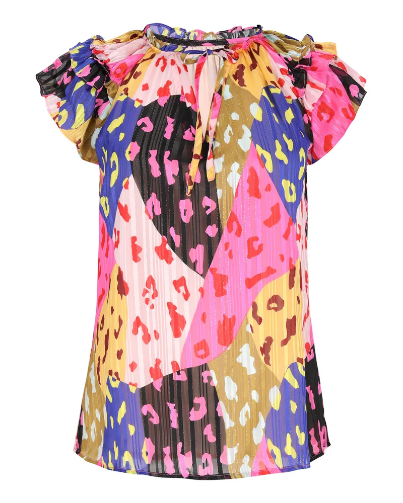 FAINA Bluse Frauen rosa mehrfarbig Rosa