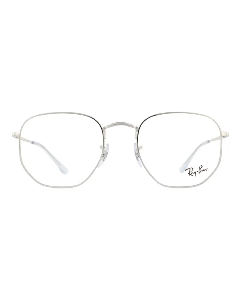 Ray Ban Lunettes RB6448 Hexagonal 2501 Silver 54 mm Silber