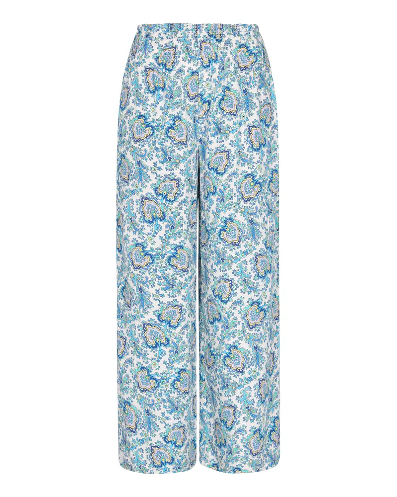 Usha Hose Frauen blau mehrfarbig Blau