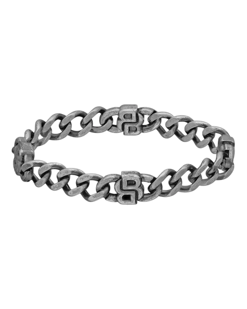 HUGO BOSS Double B" Halskette (Grau Grau