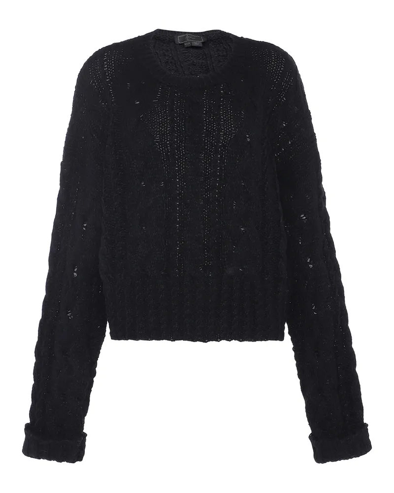 FAINA Pullover Damen schwarz Schwarz