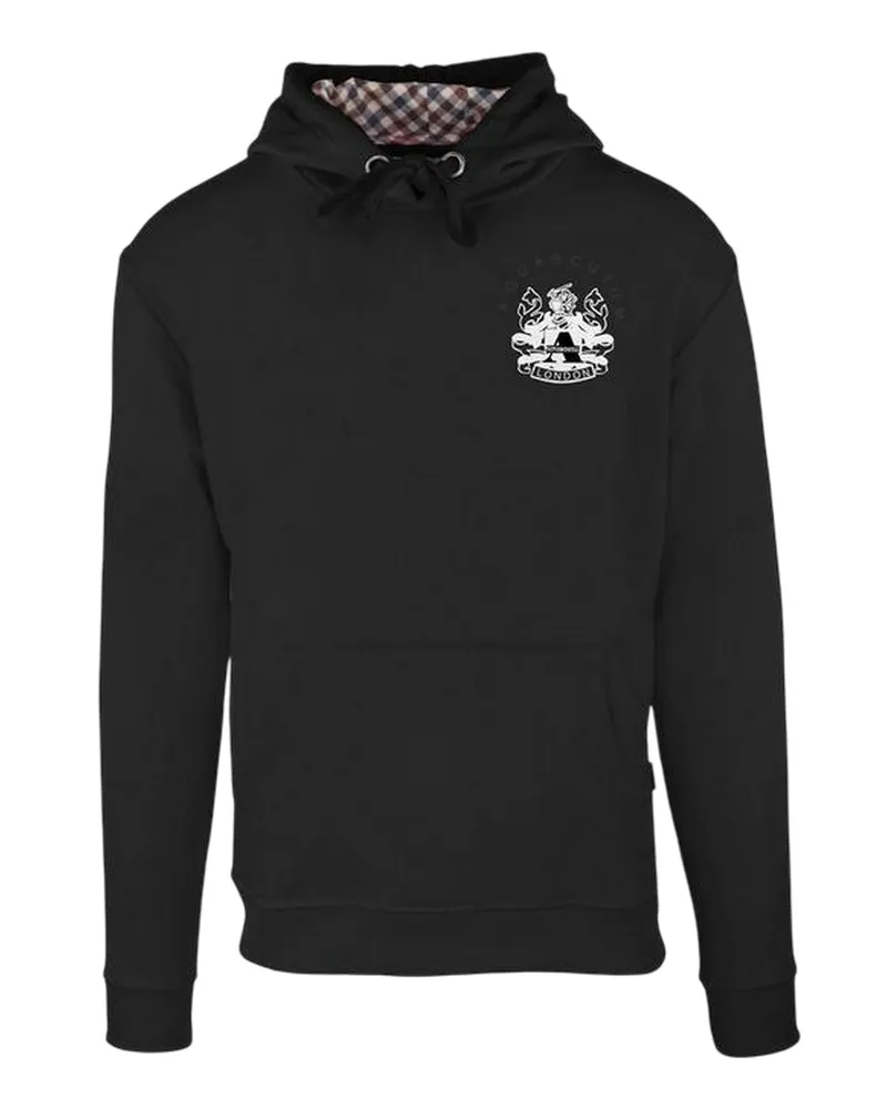 Aquascutum Kapuzenpullover für Herren (Schwarz Schwarz
