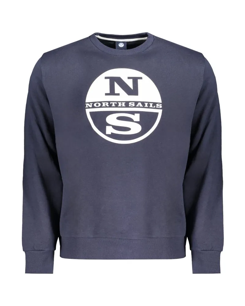 North Sails Lässiges Sweatshirt mit Rundhalsausschnitt Dunkelgrau