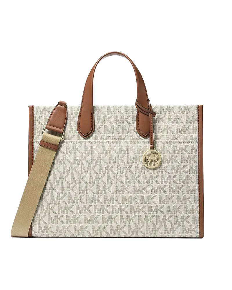 Michael Kors Damen große Umhängetasche Gigi 38T5G3GT3B Beige
