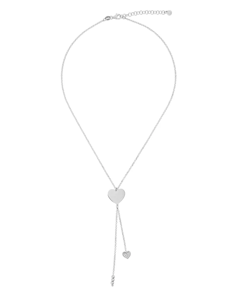 Orphelia Herz' Damen 925 Sterling Silber Kette mit Anhänger - Silber ZK-7384 Silber