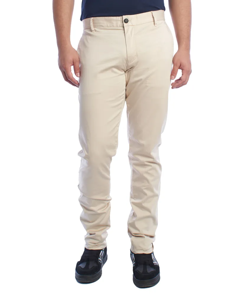 Emporio Armani Herren Slim Fit Chino-Hose 3H1P15 Beige