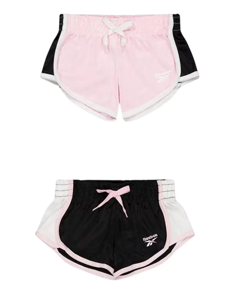 Reebok Shorts für Mädchen , Sport(2er-Pack) (Rosa Rosa