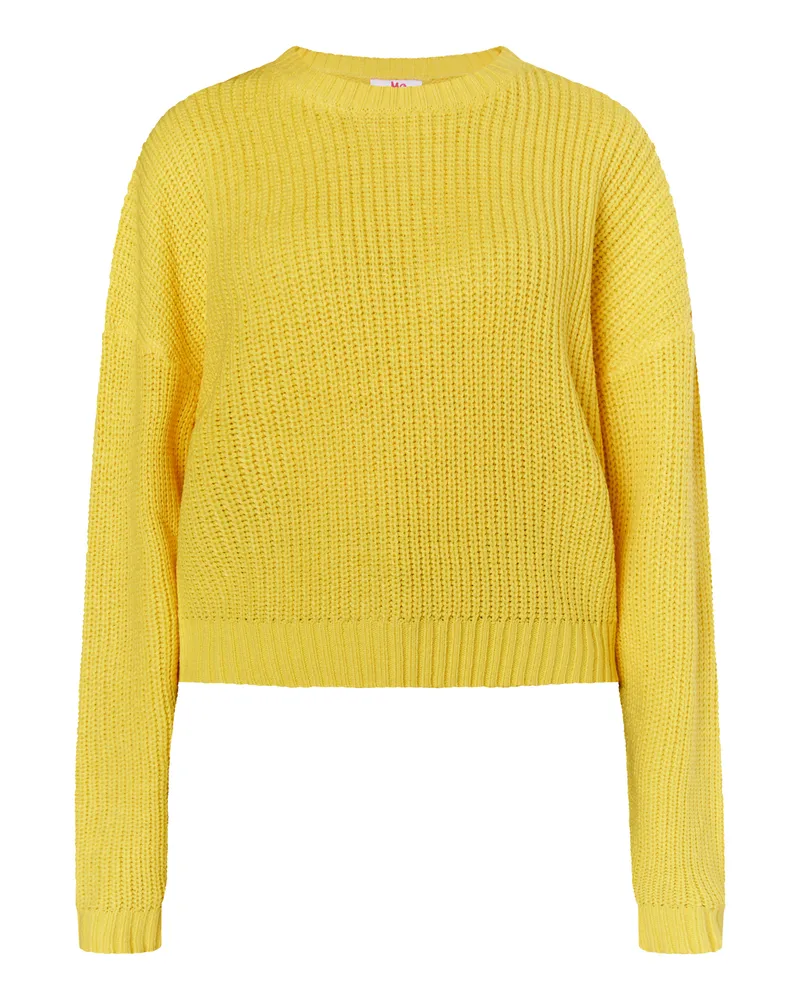 My Mo Strickpullover Damen gelb Gelb
