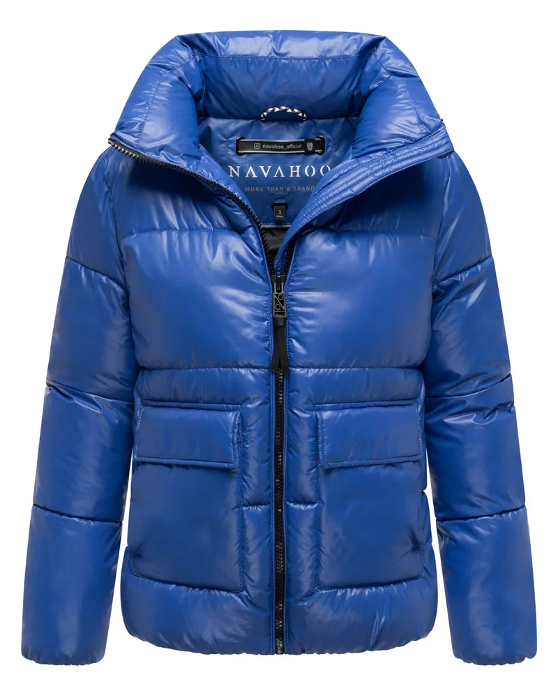 NAVAHOO Damen Steppjacke Eispracht – stilvoll, warm & funktional Blau