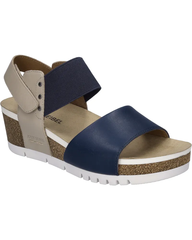 Josef Seibel Quinn 09 | Sandale für Damen | Blau Quinn 09, ocean-kombi Blau