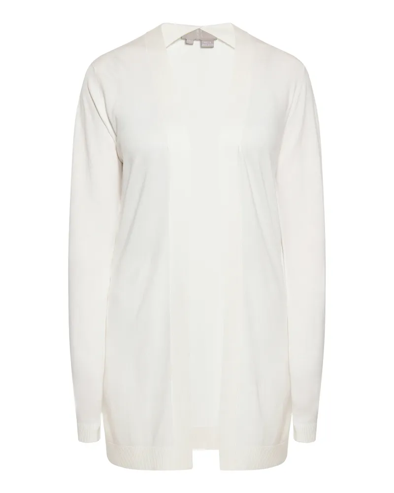 RISA Strickjacke Damen Wollweiß Wollweiß