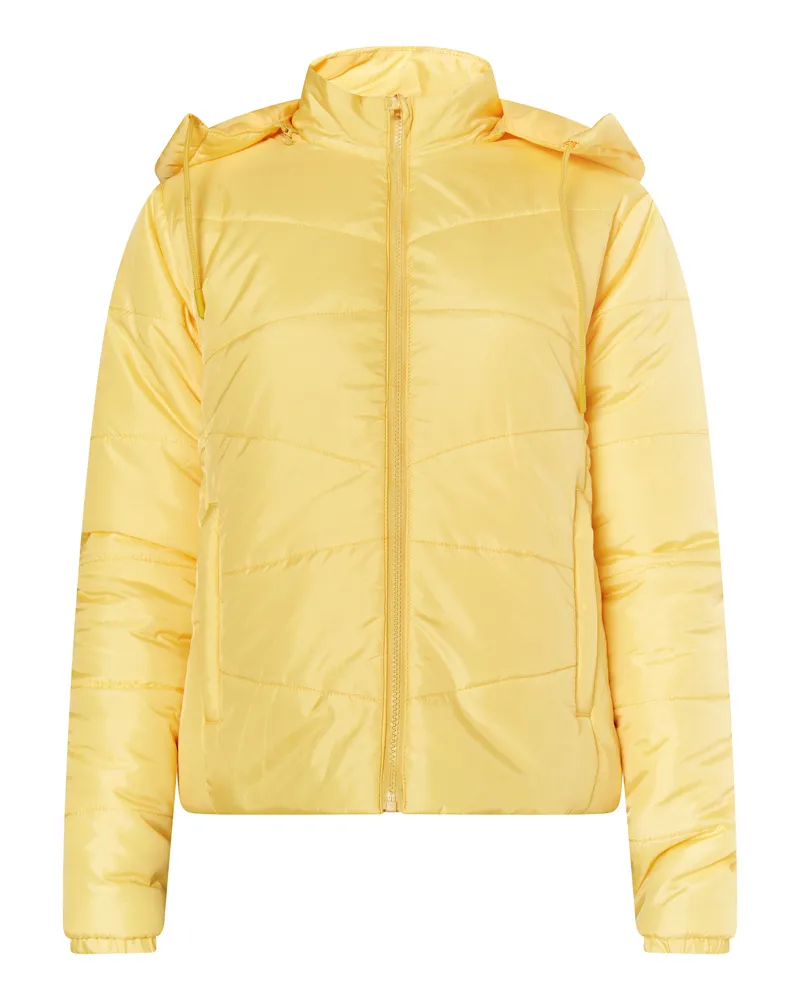 My Mo Leicht wattierte Jacke Damen Höllengelb Gelb