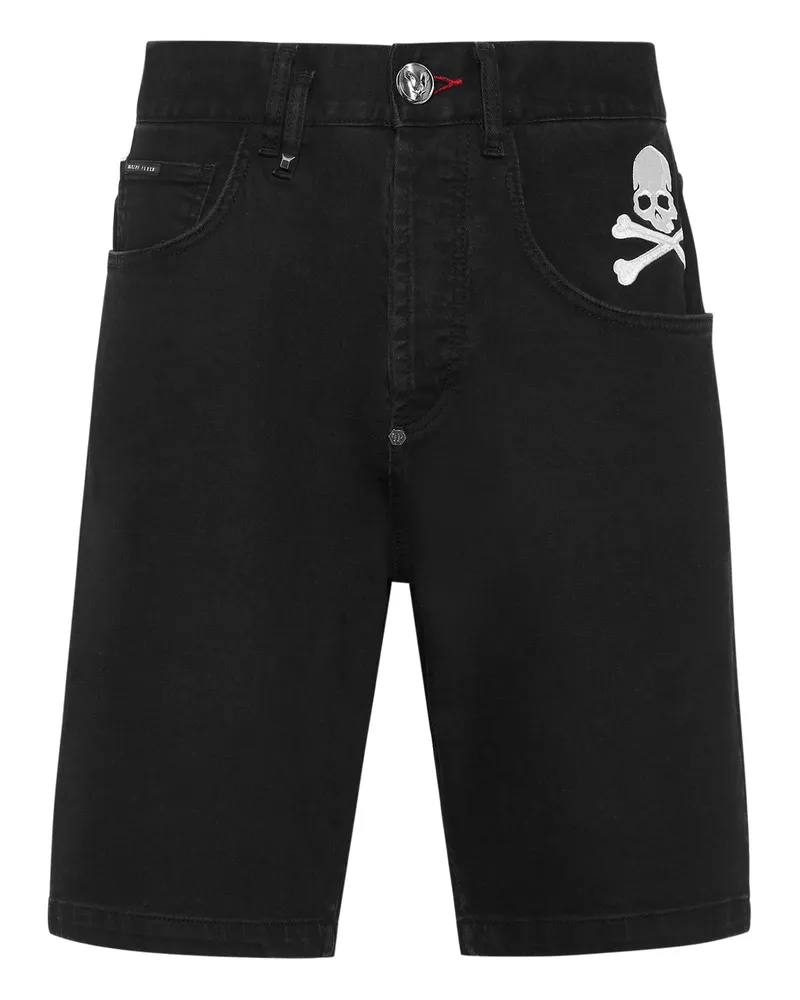 Philipp Plein Denim-Shorts Fermentera Basic - Schwarz Schwarz