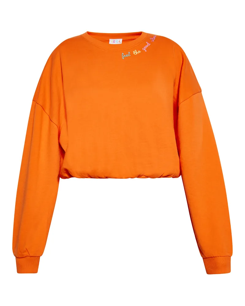 IZIA Sweatshirt Damen orange Orange