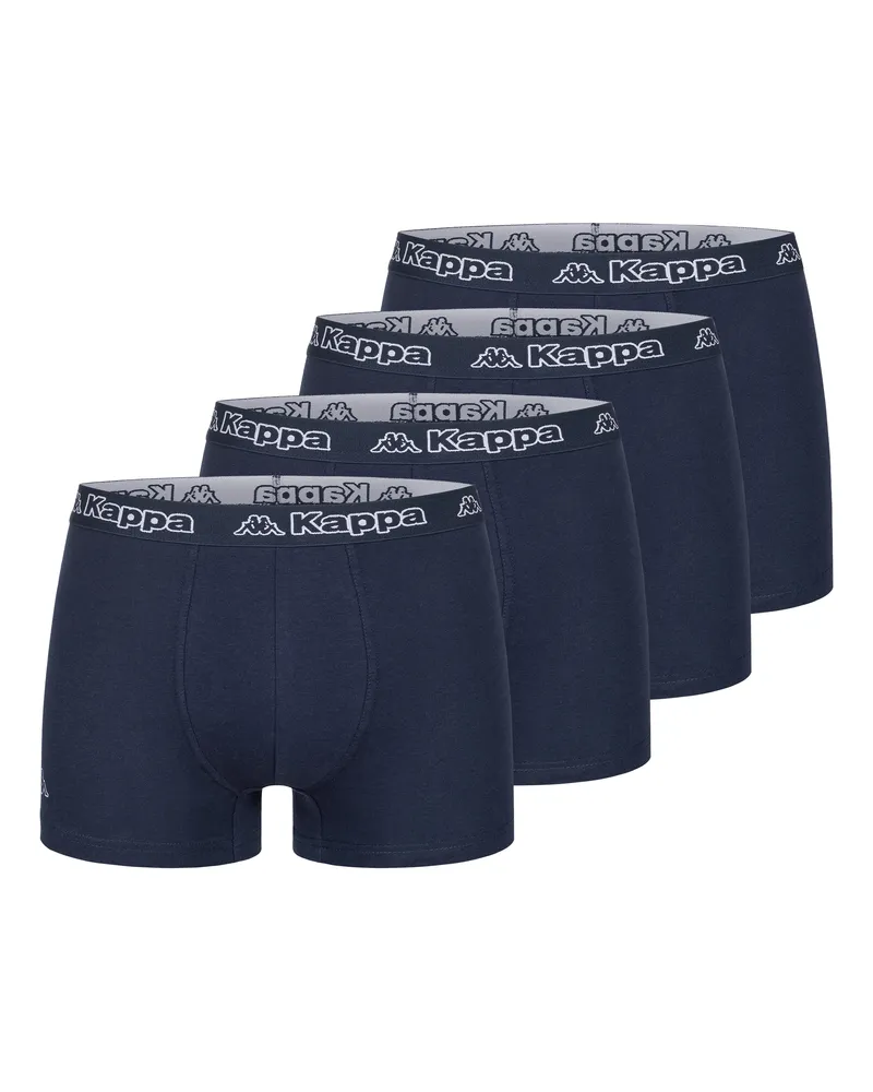 Kappa 4er Set Boxershorts in Navy Marineblau