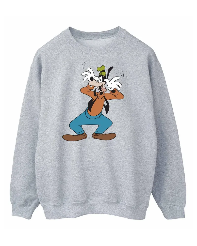 Disney Crazy" Sweatshirt für Herren (Grau Hellgrau
