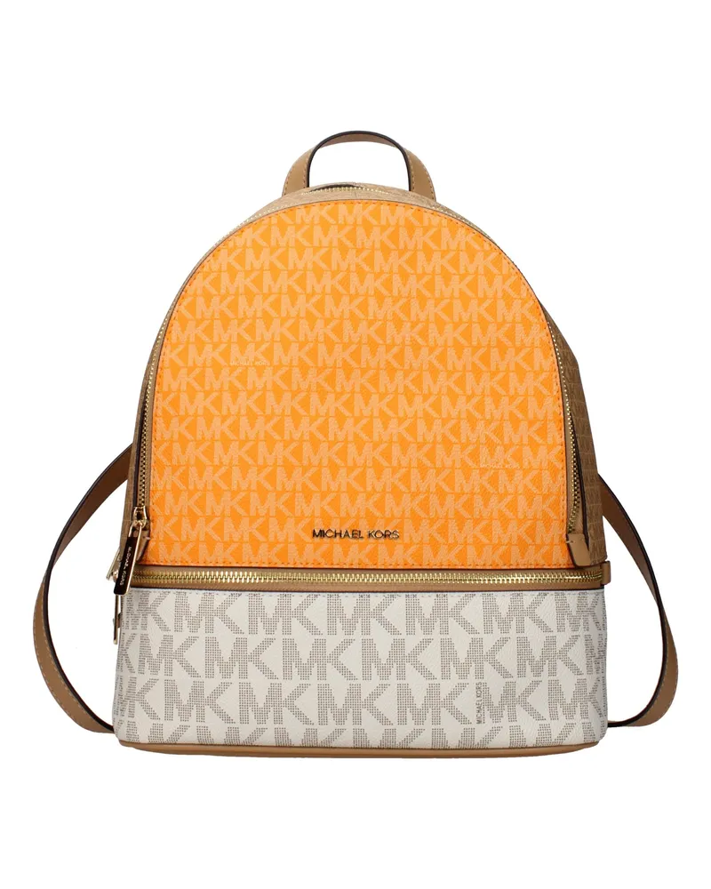Michael Kors Beiger Stoff Rucksack Beige
