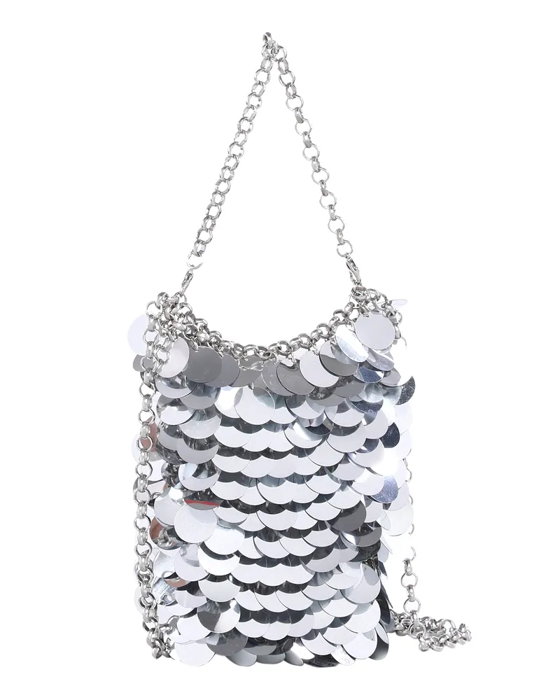 My Mo Handtasche Damen Silber Silber