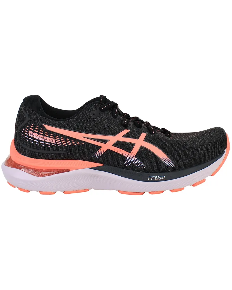 Asics Gel-Cumulus 24 Damen Schwarze Laufschuhe Schwarz