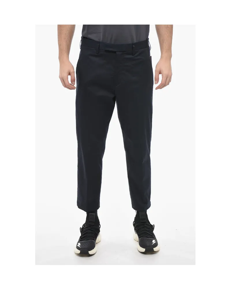 Neil Barrett Slim Fit JAMIE Hose mit Gürtelschlaufen in Blau Blau