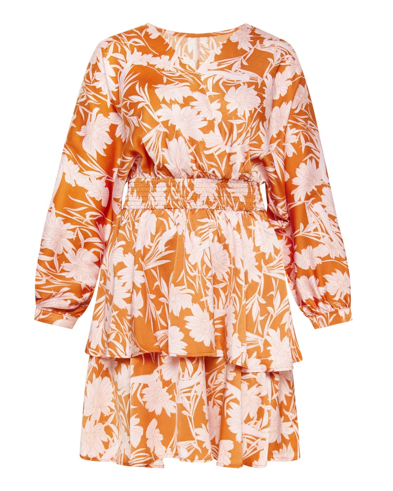 Usha Kleid für Damen - Orange Orange