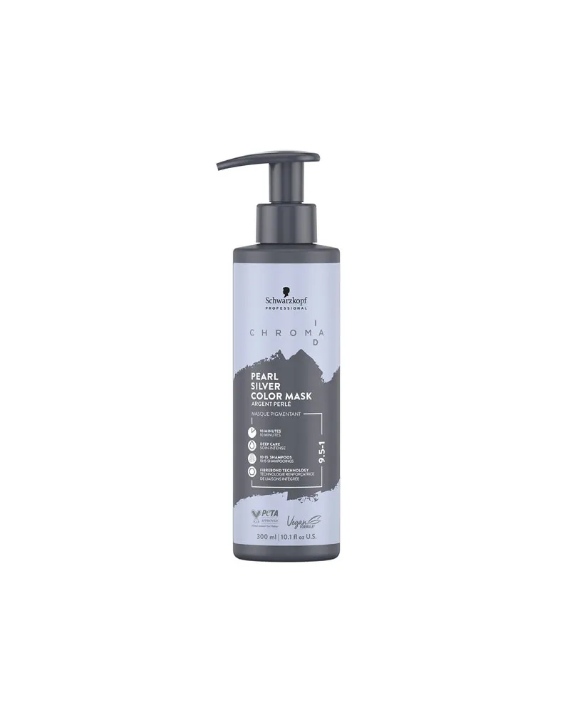 Schwarzkopf Chroma Id Bonding-farbmaske #9,5-1-pearl Silver 300 ml 