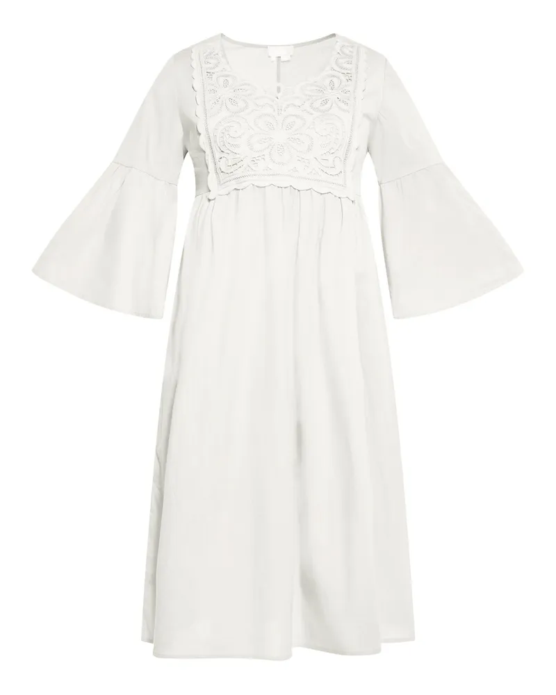 Usha Kleid Damen weiss Weiß