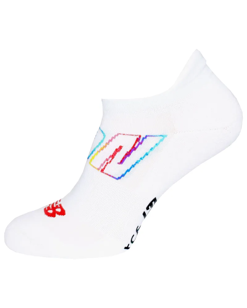 New Balance 1-Pack Marathon No Show Herren Weiße Socken Weiß