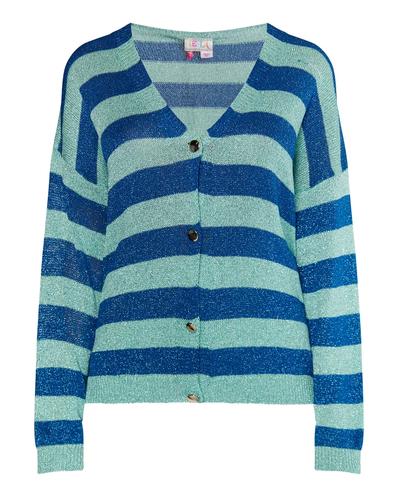 IZIA Strickjacke Damen Blau Aqua Blau