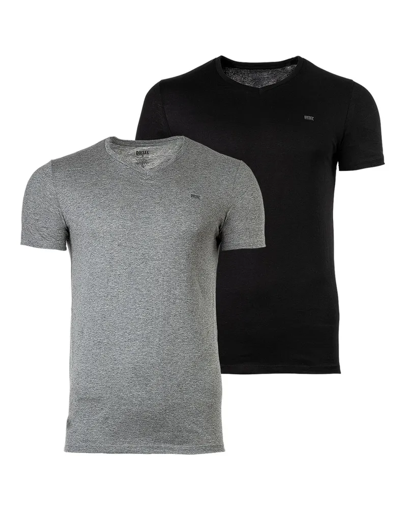 Diesel Umtee-Michael-Tube-Twopack T-Shirt Mehrfarbig