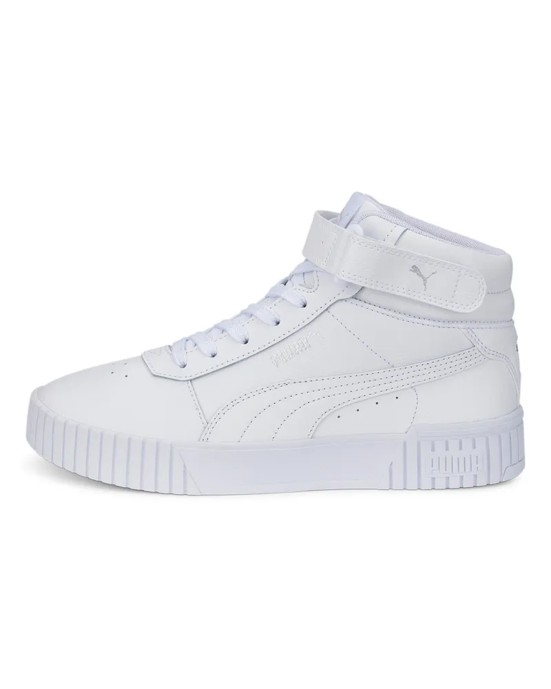 Puma Damen Sneaker Carina 2.0 Mid Weiß