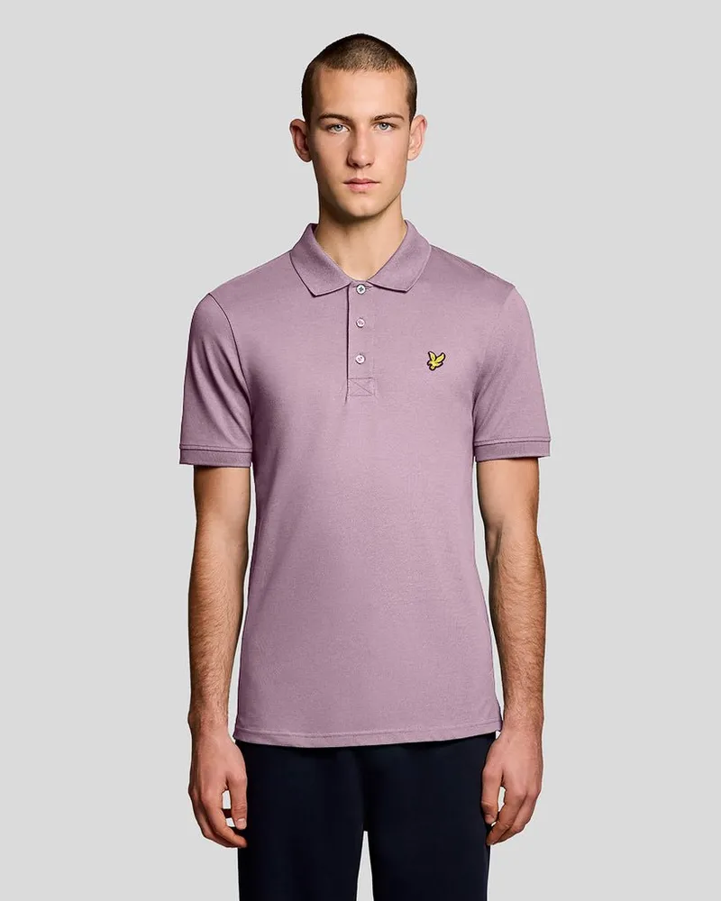 Lyle & Scott Schlichtes Poloshirt Rosa