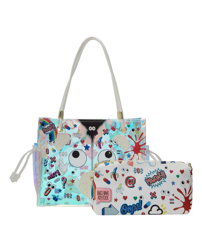 My Mo Handtasche Handtasche Frauen blau mehrfarbig Blau