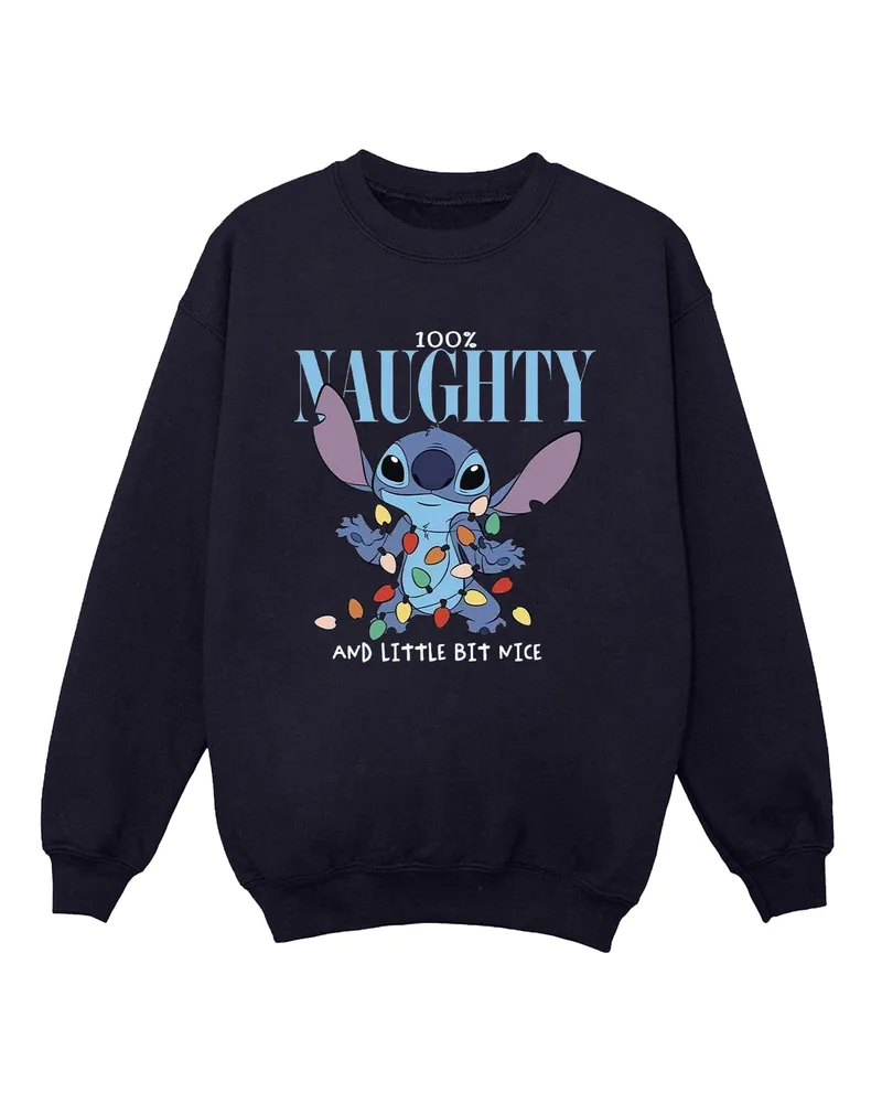 Disney Naughty & Nice" Sweatshirt für Damen (Marineblau Marineblau