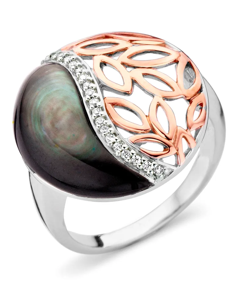 Orphelia Damen-Ring Sterling-Silber 925 – Silber/Rosé ZR-7112 Silber