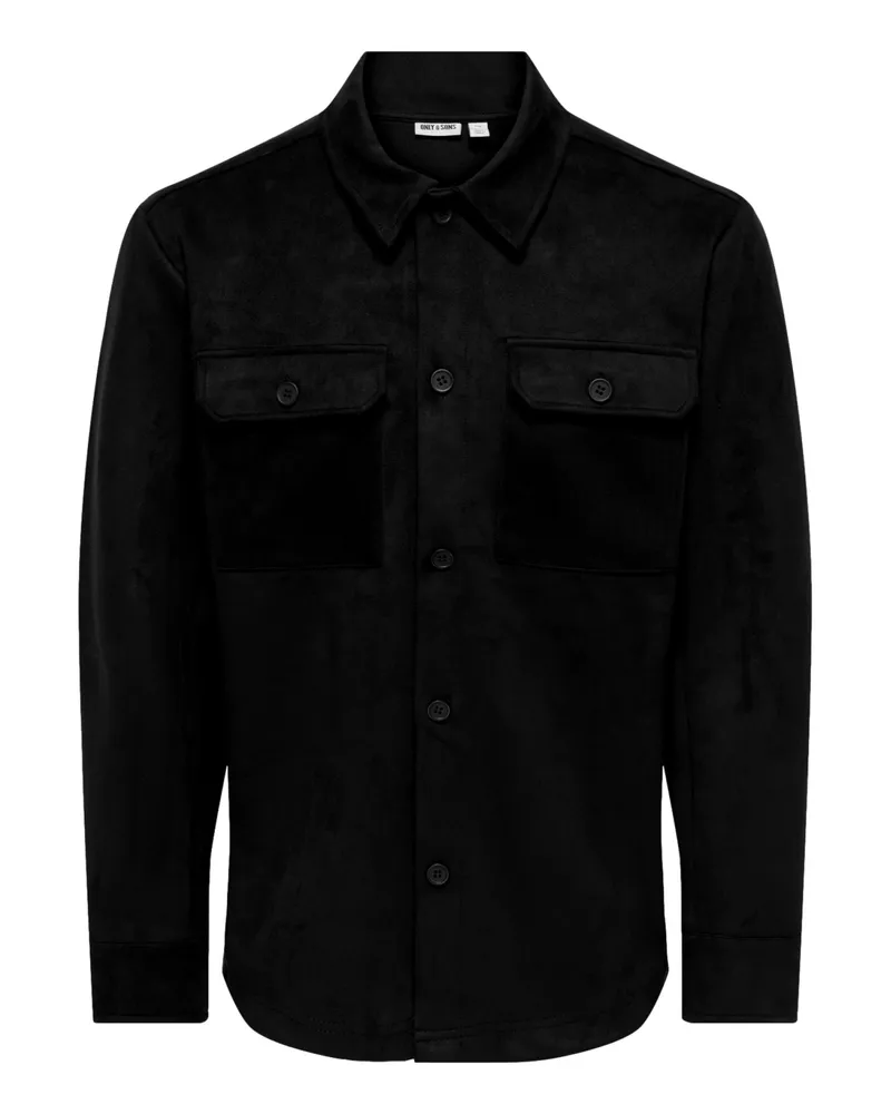 Only & Sons Jacke Schwarz
