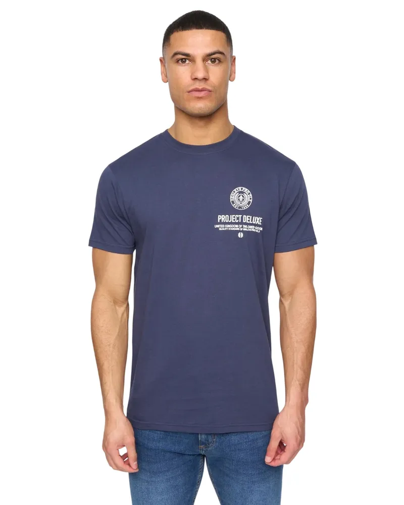 Henleys Henstamp" T-Shirt für Herren (Marineblau Marineblau