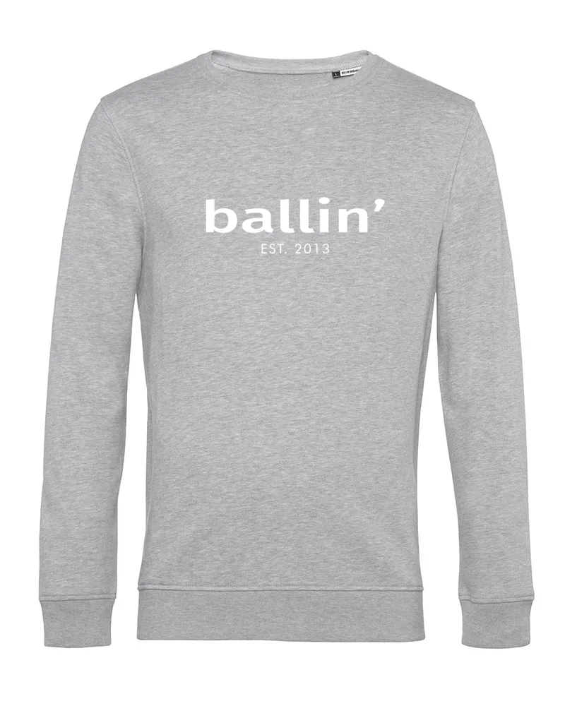 Ballin Basic Sweater von  Est. 2013 in der farbe Grau und in größe L Grau
