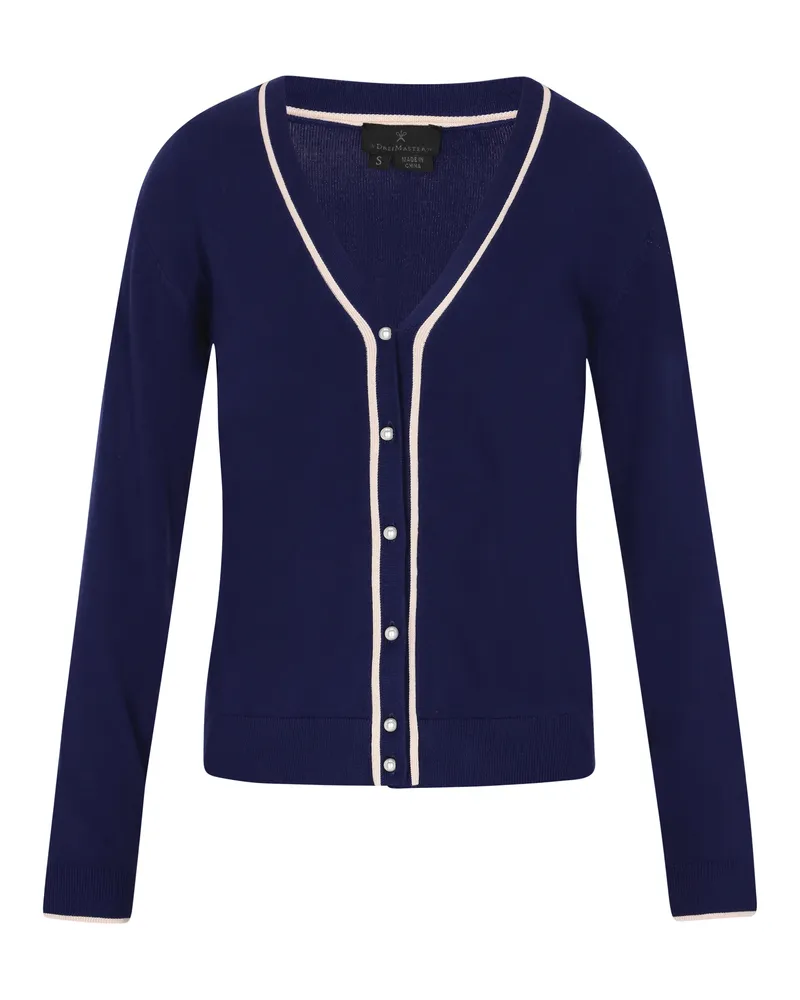 DreiMaster Strickjacke Frauen Marine Marineblau